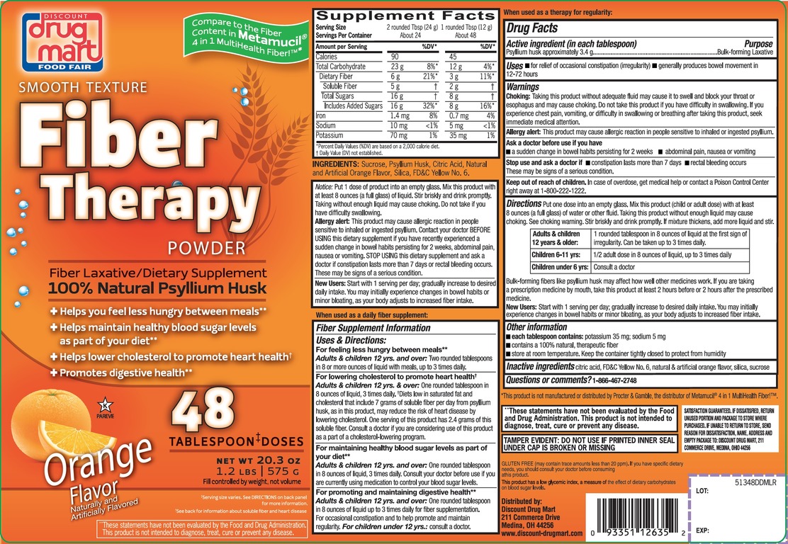 Discount Drug Mart Orange Flavor | Psyllium Husk Natural Fiber Powder Breastfeeding