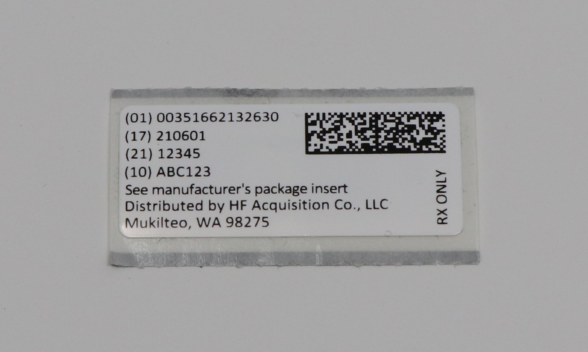 Serialized RFID Label