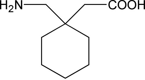 structural formula gabapentin
