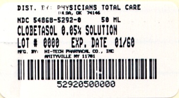 Image of 50 mL package label