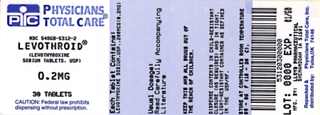 PRINCIPAL DISPLAY PANEL - 200 mcg Tablet Bottle Label