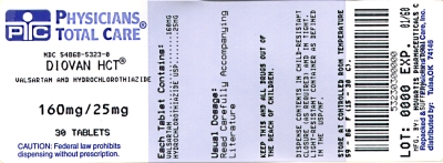 image of 160 mg/25 mg package label