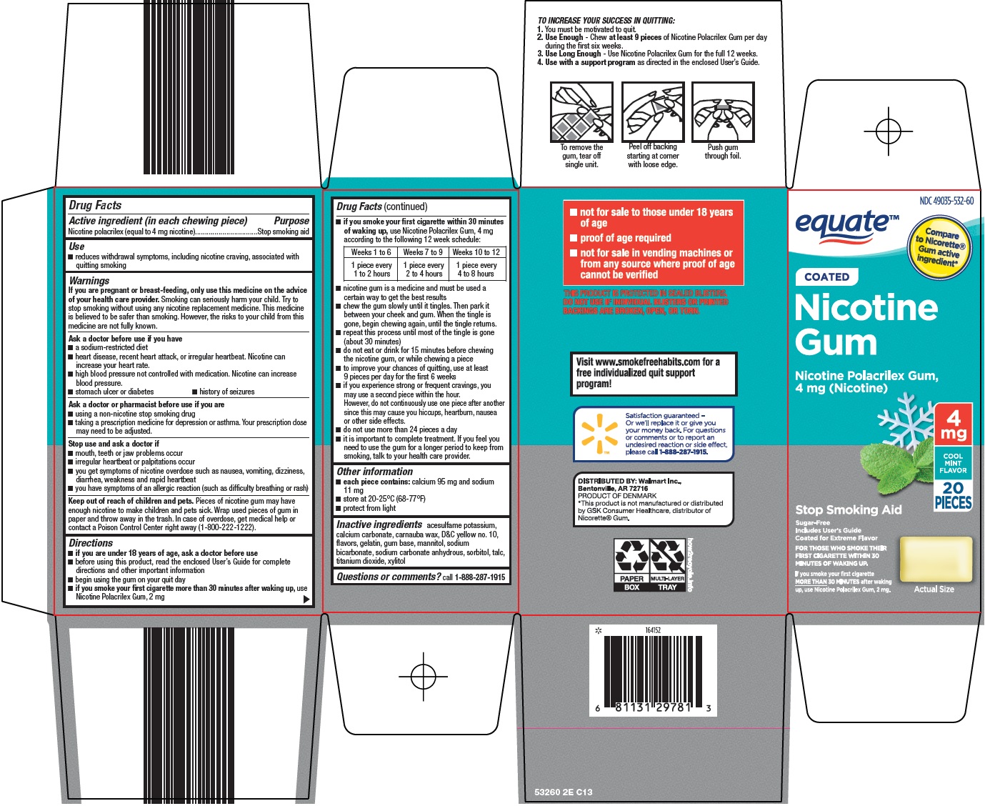 Nicotine Gum Carton Image