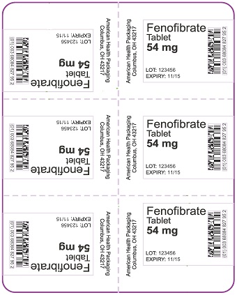 54 mg Fenofibrate Tablet Blister
