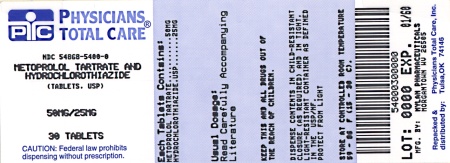 image of 50 mg/25 mg package label