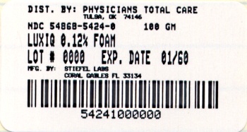 image of 100 gram package label