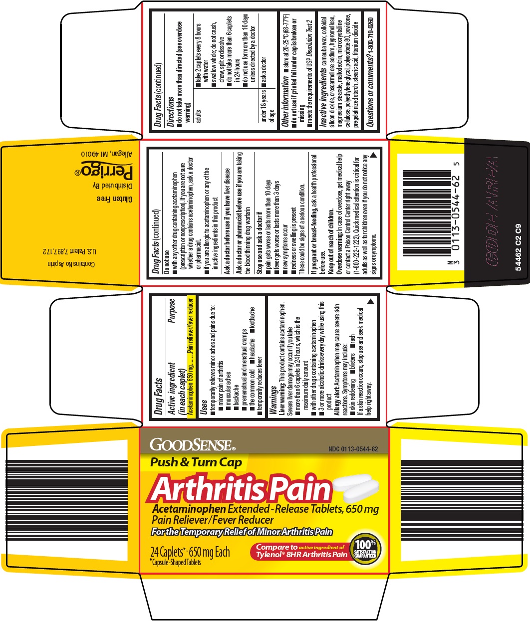 Good Sense Pain Relief Arthritis Pain | Acetaminophen Tablet, Film Coated, Extended Release while Breastfeeding