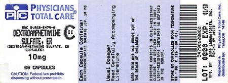 image of 10 mg package label