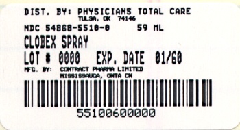 image of 60 mL package label