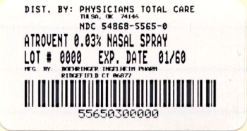 Atrovent Nasal Spray 0.03% 21mcg/spray NDC 0597-0081-30