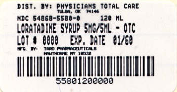 image of 5 mg/5 mL OTC package label