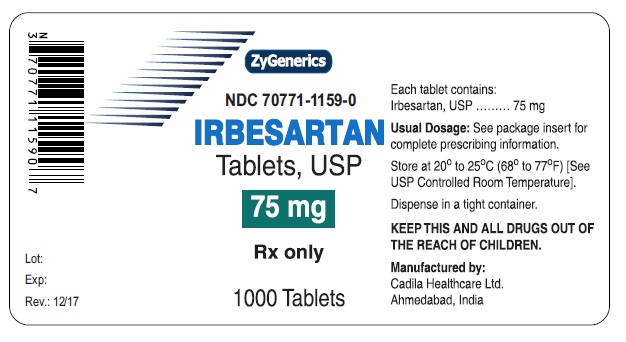 Irbesartan Tablets, USP - 75 mg