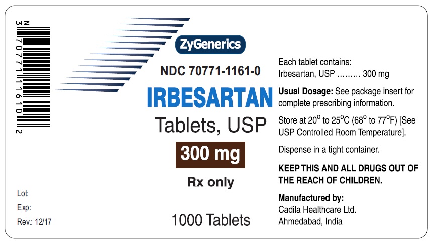 Irbesartan Tablets USP, 300 mg