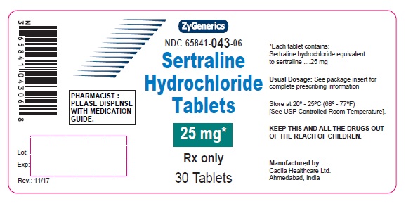 sertraline tablets 25 mg
