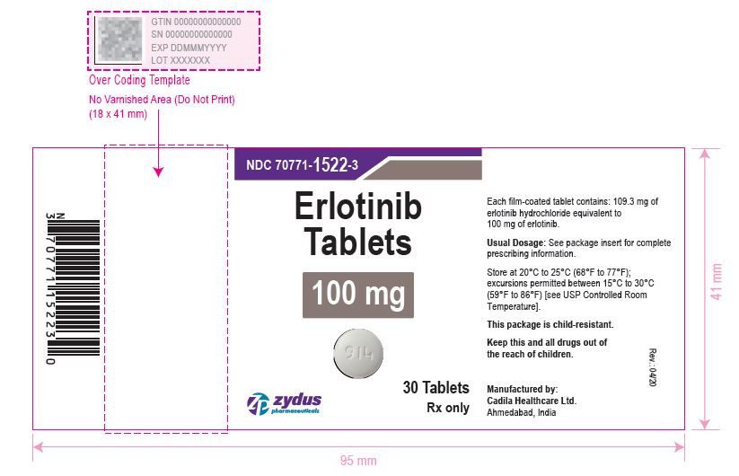 100 mg label