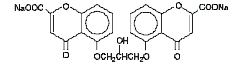 cromolyn sodium (structural formula)