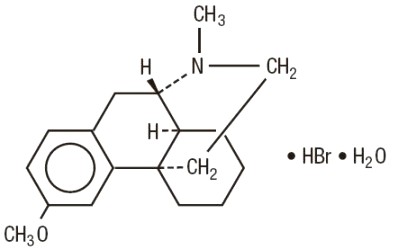 Dextromethorphan Hydrobromide Chemical Structure