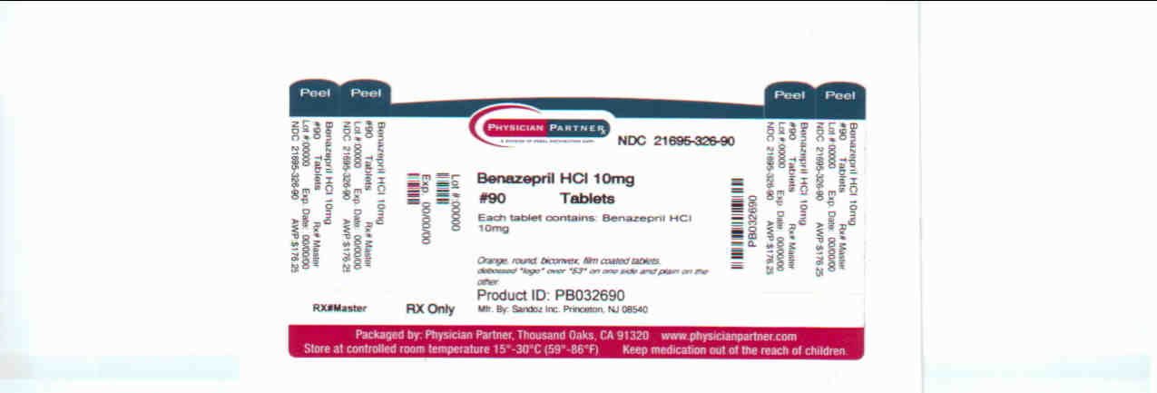 Benazepril HCl 10mg