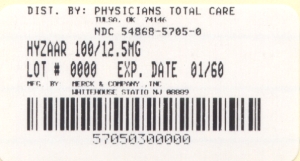 PRINCIPAL DISPLAY PANEL - 100/12.5 mg Tablet Label