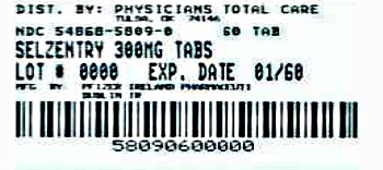 PRINCIPAL DISPLAY PANEL - 300 mg Tablet Bottle Label