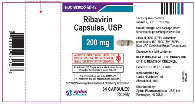 Ribavirin Capsules, 200 mg