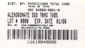 Alendronate Sodium Tablets USP 70 mg 4s Box