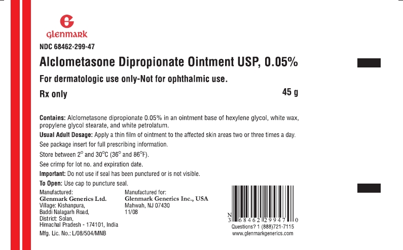 Alclometasone Dipropionate Ointment, 45g Label