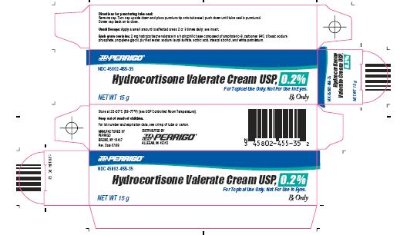 Hydrocortisone Valerate Cream USP, 0.2% 15 g Carton Image