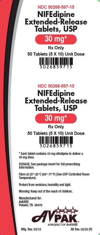 nifedipine ER 30