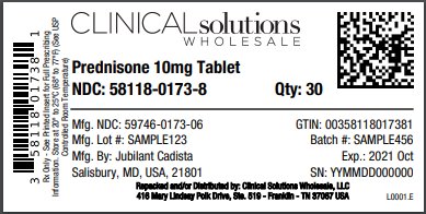 Prednisone 10mg tablet 30 count blister card