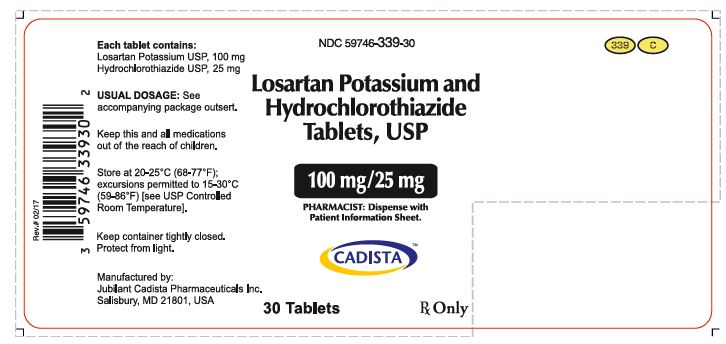 losartan potassium HCTZ 100,25 mg