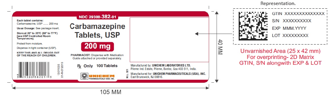 Carbamazepine Tablets, USP 200 mg