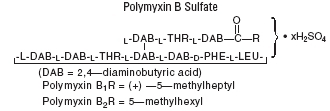 Polymyxin B Sulfate (Structural Formula)