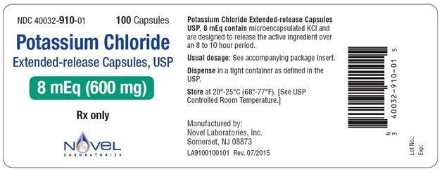 Potassium Chloride Capsule, Extended Release Breastfeeding