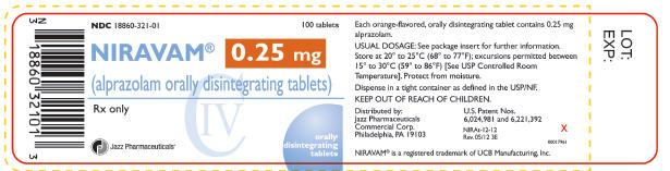 0.25 mg Label