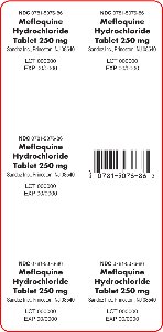 Mefloquine Hydrochloride 250 mg Blister Pack