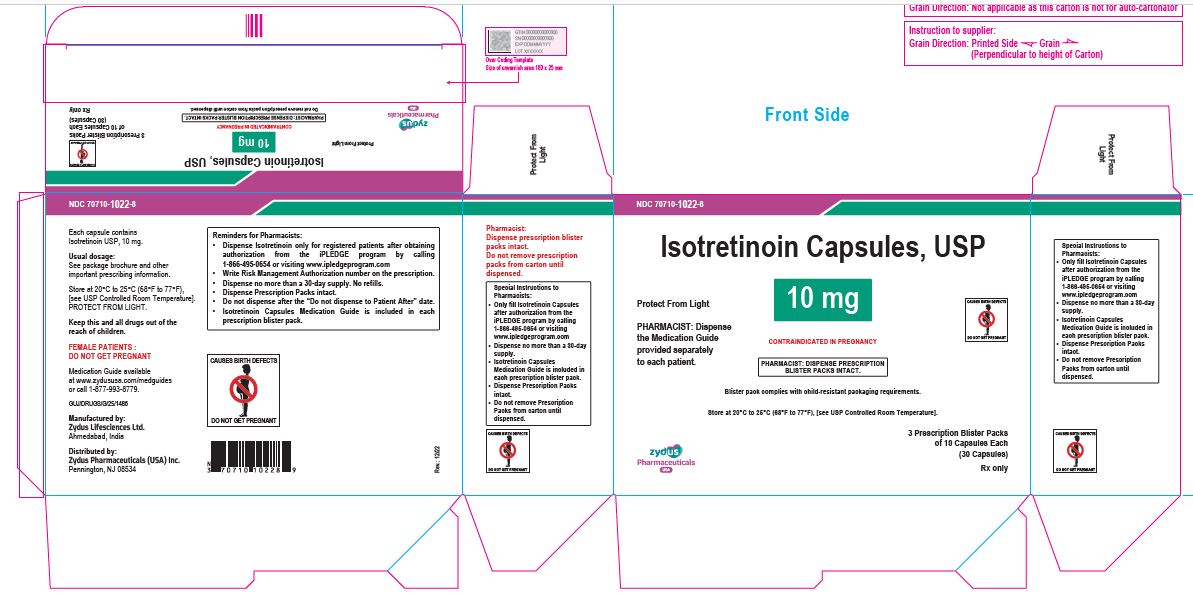 10 mg carton front side