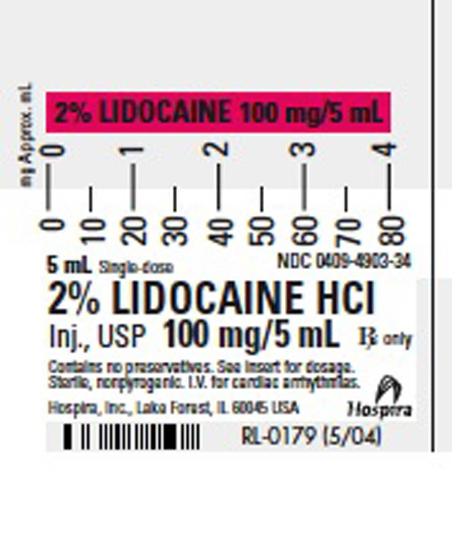 5mL Syringe Label
