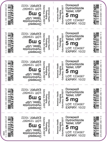 5 mg Donepezil Hydrochloride Tablet Blister