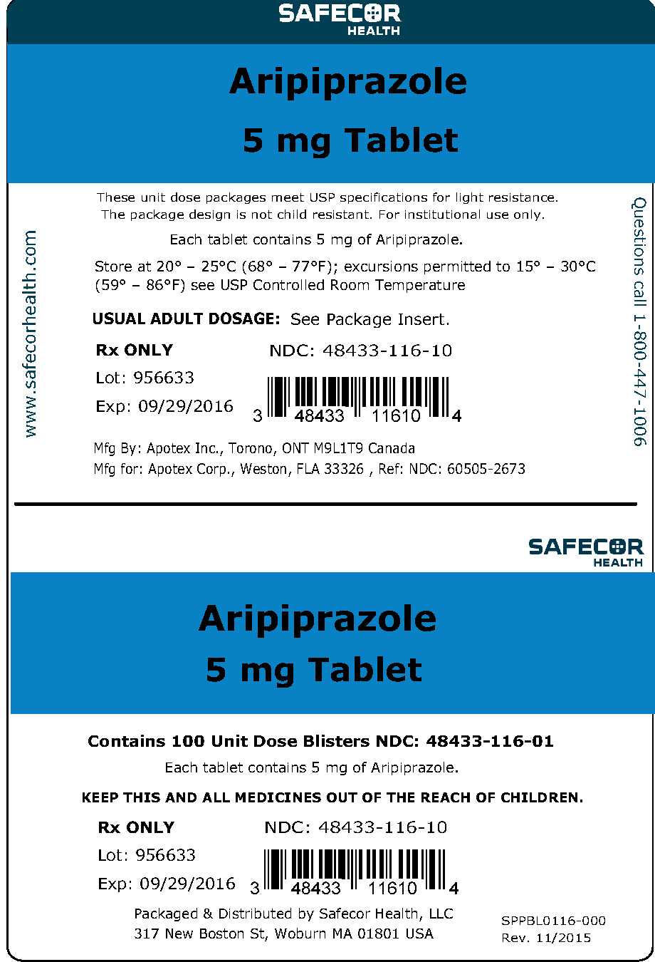5 mg UD Box of 100 Label