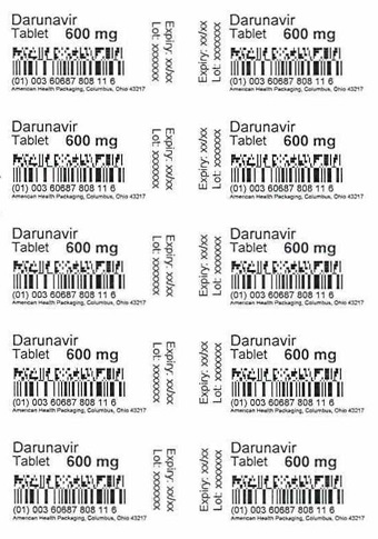 600 mg Darunavir Tablet Blister