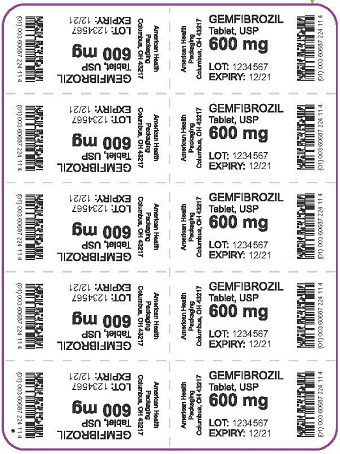 600 mg Gemfibrozil Tablet Blister