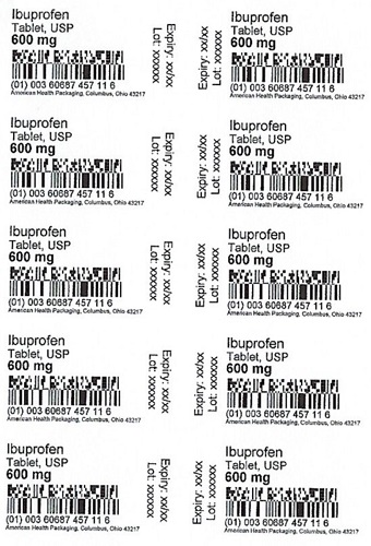 600 mg Ibuprofen Tablet Blister