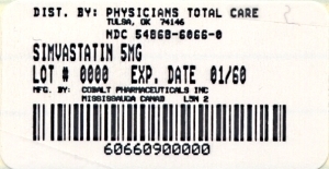 image of 5mg package label