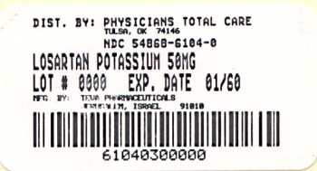 Losartan Potassium Tablets USP 50 mg Label