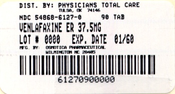 PRINCIPAL DISPLAY PANEL - 37.5 mg package label