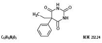Phenobarbital structural formula