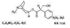 Hyoscyamine sulfate structural formula