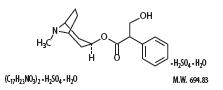 Atropine sulfate structural formula