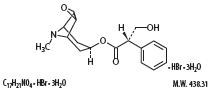 Scopolamine structural formula